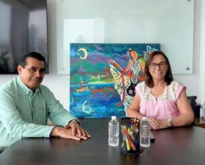Esteban Bautista y Rocío Nahle reafirman compromiso de trabajar en unidad para los veracruzanos (2)
