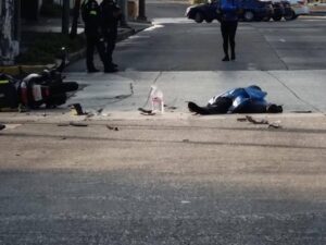FALLECE MOTOCICLISTA EN ACCIDENTE SOBRE AVENIDA 11 EN CÓRDOBA (1)
