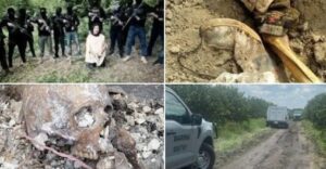 Localizan fosa clandestina con seis cuerpos.