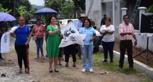 Avanza Ixhuatlán del Café con la construcción de la Calle 5 de Febrero en Tlatelpan